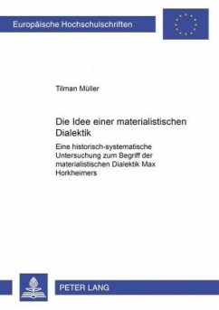 Die Idee einer materialistischen Dialektik - Müller, Tilmann