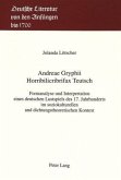 Andreae Gryphii- Horribilicribrifax Teutsch