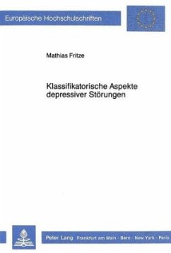 Klassifikatorische Aspekte depressiver Störungen - Fritze, Mathias
