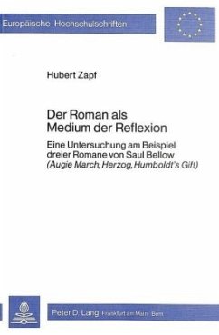 Der Roman als Medium der Reflexion - Zapf, Hubert