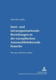 Inter- und intraorganisationale Beziehungen in der europäischen Automobilelektronikbranche