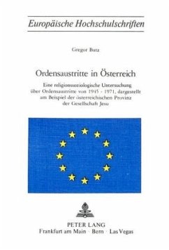 Ordensaustritte in Österreich - Butz, Gregor