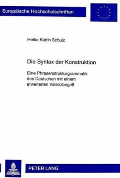 Cover Die Syntax der Konstruktion