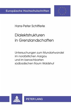 Dialektstrukturen in Grenzlandschaften Cover Dialektstrukturen in Grenzlandschaften