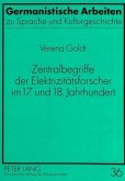 Zentralbegriffe der Elektrizitätsforscher im 17. und 18. Jahrhundert