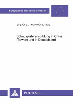 Cover Schauspielerausbildung in China (Taiwan) und in Deutschland