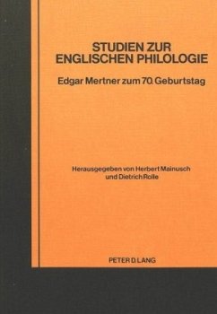 Studien zur englischen Philologie