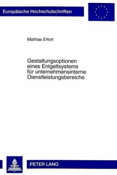 Cover Gestaltungsoptionen eines Entgeltsystems für unternehmensinterne Dienstleistungsbereiche