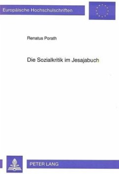 Die Sozialkritik im Jesajabuch - Porath, Renatus