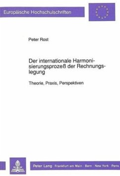 Cover Der internationale Harmonisierungsprozeß der Rechnungslegung