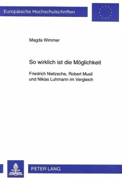 So wirklich ist die Möglichkeit - Wimmer, Magda