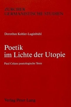 Poetik im Lichte der Utopie - Kohler, Dorothee