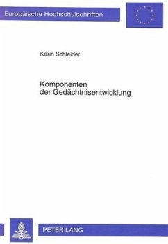 Komponenten der Gedächtnisentwicklung - Schleider, Karin