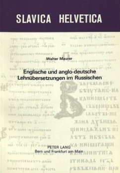 Cover Englische und anglo-deutsche Lehnübersetzungen im Russischen