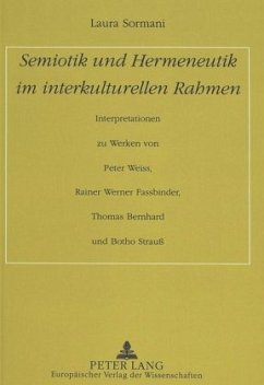 Semiotik und Hermeneutik im interkulturellen Rahmen - Sormani-Bastian, Laura
