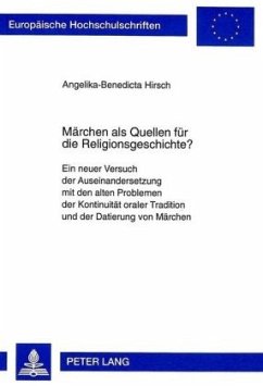 Märchen als Quellen für die Religionsgeschichte? - Hirsch, Angelika-Benedicta