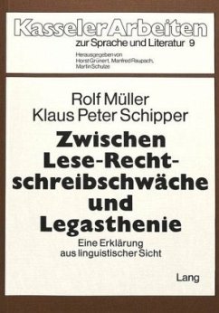 Cover Zwischen Lese-Rechtschreibschwäche und Legasthenie