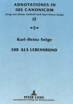 Ehe als Lebensbund - Selge, Karl-Heinz