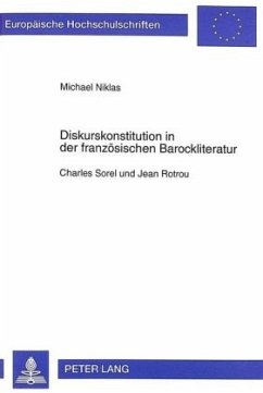 Cover Diskurskonstitution in der französischen Barockliteratur