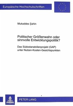 Politischer Größenwahn oder sinnvolle Entwicklungspolitik? - Sahin, Mukaddes