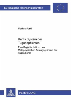 Cover Kants System der Tugendpflichten