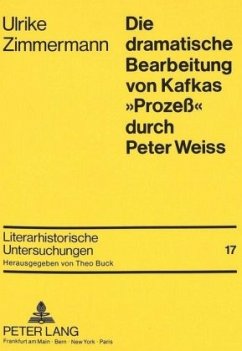 Die dramatische Bearbeitung von Kafkas 