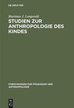 Studien zur Anthropologie des Kindes - Langeveld, Martinus J.