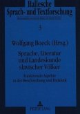 Sprache, Literatur und Landeskunde slavischer Völker