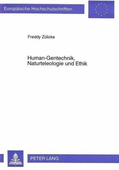 Cover Human-Gentechnik, Naturteleologie und Ethik