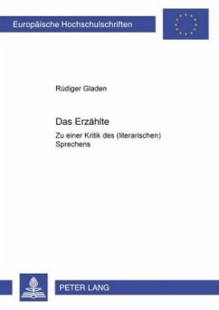 Das Erzählte - Gladen, Rüdiger