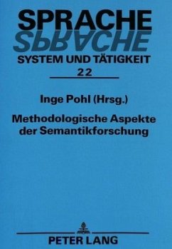 Cover Methodologische Aspekte der Semantikforschung