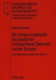 Die richtige Aussprache des Deutschen in Deutschland, Österreich und der Schweiz