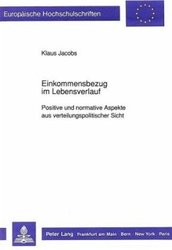 Einkommensbezug im Lebensverlauf - Jacobs, Klaus