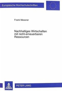 Cover Nachhaltiges Wirtschaften mit nicht-erneuerbaren Ressourcen