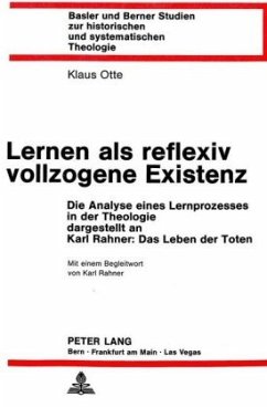 Lernen als reflexiv vollzogene Existenz - Otte, Klaus