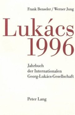 Jahrbuch der Internationalen Georg-Lukács-Gesellschaft 1996