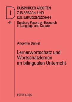 Cover Lernerwortschatz und Wortschatzlernen im bilingualen Unterricht