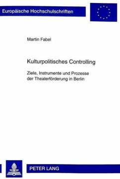 Cover Kulturpolitisches Controlling