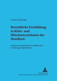 Cover Betriebliche Fortbildung in Klein- und Mittelunternehmen der Hotellerie