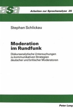 Moderation im Rundfunk - Schlickau, Stephan
