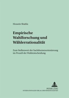 Cover Empirische Wahlforschung und Wählerrationalität