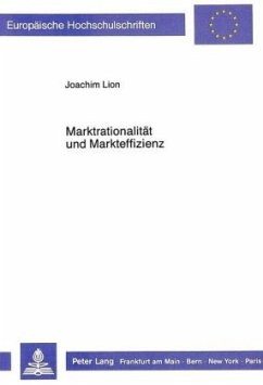 Cover Marktrationalität und Markteffizienz