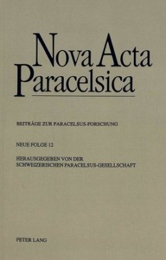 Nova Acta Paracelsica