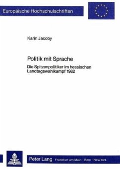Cover Politik mit Sprache