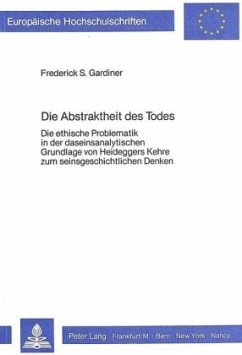 Die Abstraktheit des Todes - Frederick S. Gardiner