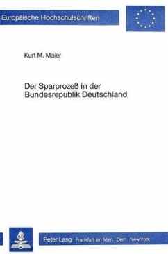 Der Sparprozess in der Bundesrepublik Deutschland - Maier, Kurt M.