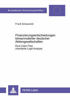 Cover Finanzierungsentscheidungen börsennotierter deutscher Aktiengesellschaften