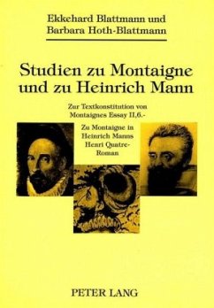 Cover Studien zu Montaigne und zu Heinrich Mann