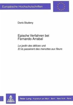 Epische Verfahren bei Fernando Arrabal - Studeny, Doris