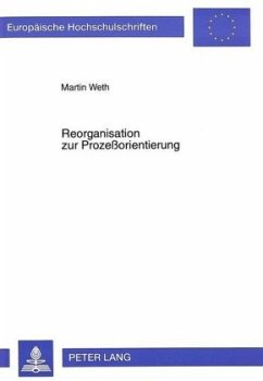 Reorganisation zur Prozeßorientierung - Weth, Martin